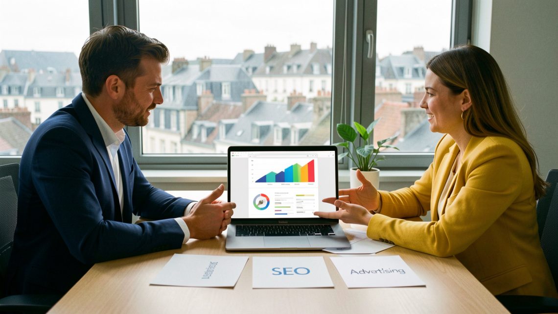 Stratégie marketing local B2B : répartir site, SEO et Ads à Quimper